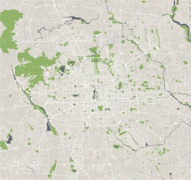 Pekin, Çin şehir haritası