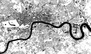 Londra 'nın vektör haritası, Büyük Britanya