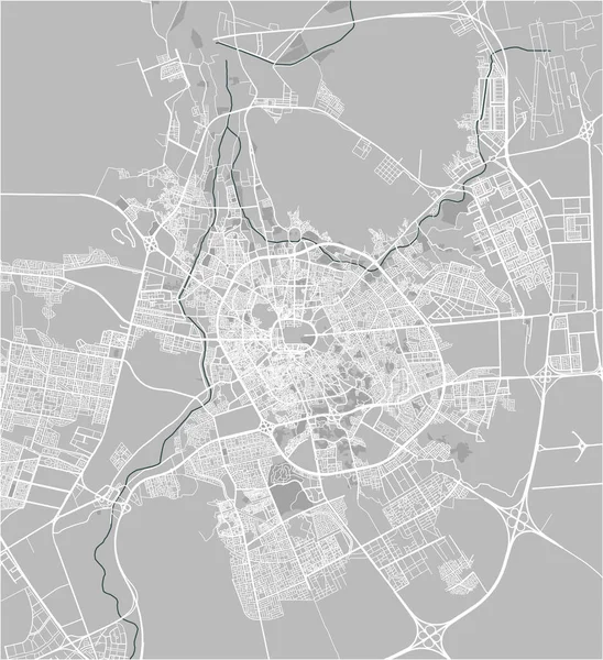 Векторна Карта Міста Медіна Медіна Саудівська Аравія — стоковий вектор