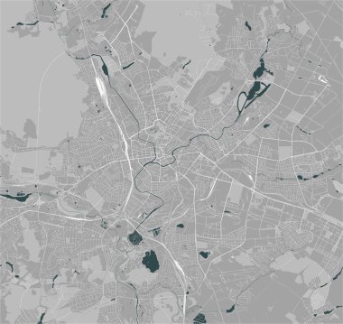 Ukrayna 'nın Harkiv kentinin haritası