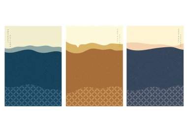 Geometrik şablon vektörüyle soyut arkaplan. Sanat manzarası şablonuna sahip eğri element. 