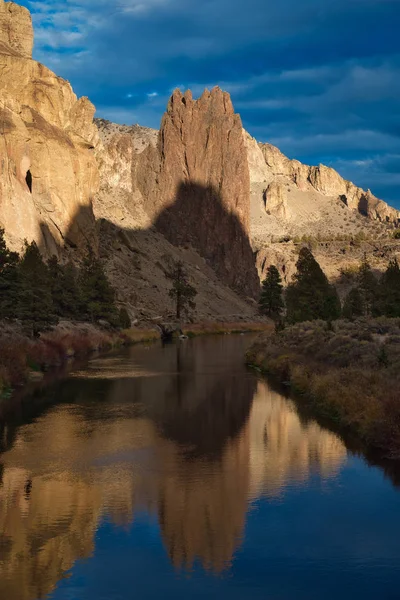 Photo Simith Rock State Park Golden Hour — Stock Photo, Image