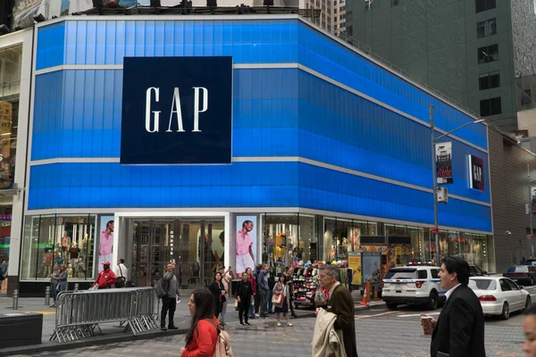 New York Circa 2019 Flagship Store Gap Inc Retail Times — Foto Stock