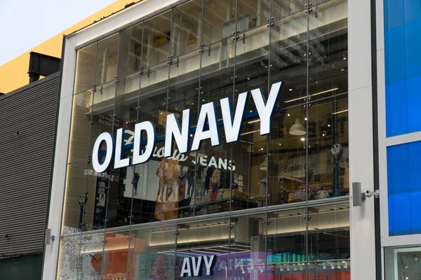 New York Circa 2019 Negozio Abbigliamento Accessori Old Navy Precedenza — Foto Stock
