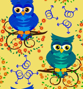 iki owls eşcinseller âşık