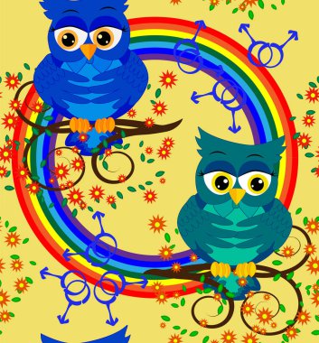 iki owls eşcinseller âşık