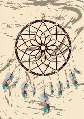 dream catcher boho native american indian talisman dreamcatcher. Clothes ethnic tribal design. Magic tribal feathers. Fashionable template clipart