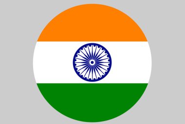 Yaratıcı ulusal bayrak renk tasarım Hint bağımsızlık günü kutlamaları için parlak arka plan üzerinde.