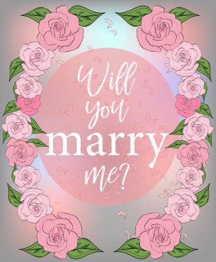 Düğün kartı çiçek arka plan ve yazıt. Elegance Model çiçekli. Soyut tebrik kartı. Grunge veya retro tarzı tebrik kartı.