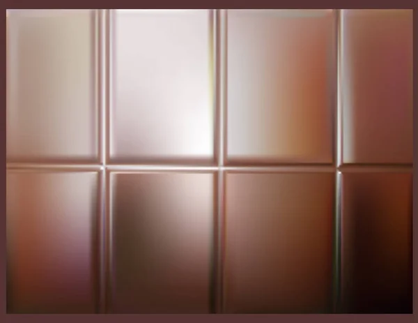 Dunkler Schokoladenriegel Muster Hintergrund — Stockvektor