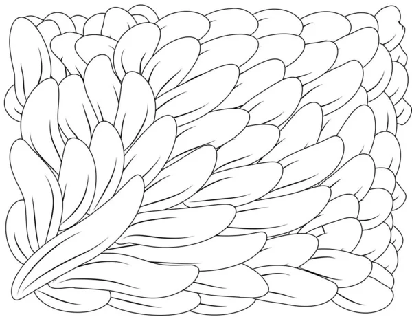 Padrão Para Colorir Livro Etnia Floral Retro Doodle Elemento Design — Vetor de Stock