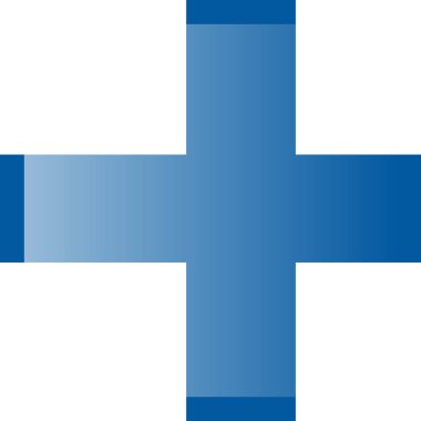 Finlandiya bayrak, resmi renkleri ve oran doğru. 