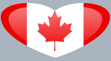 Kanada ulusal bayrak, resmi renkleri ve oran doğru. 