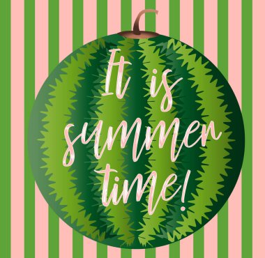 Tohum ve cilt doku ile karpuz dilimi arka plan. Vektör çizim