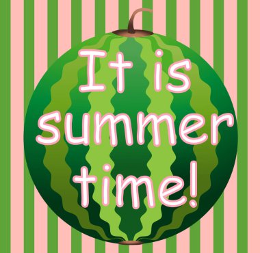 Tohum ve cilt doku ile karpuz dilimi arka plan. Vektör çizim