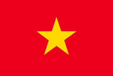 Vietnam, Vietnam bayrağı basit bayrağı. 