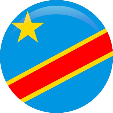 Demokratik Kongo Cumhuriyeti bayrağı. 