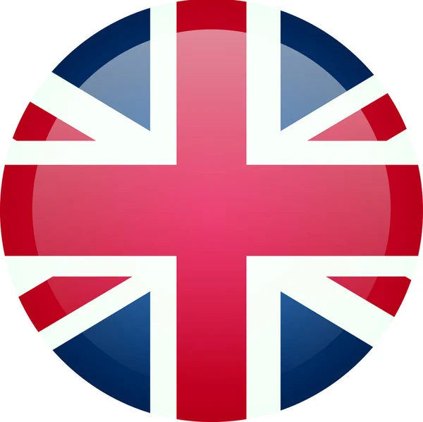 Flagge Des Vereinigten Königreichs Flagge Des Großen Britanniens — Stockvektor