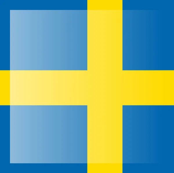 Флаг Швеции Флаг Шведского Королевства — стоковый вектор