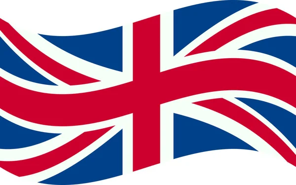 Flagge Des Vereinigten Königreichs Flagge Des Großen Britanniens — Stockvektor