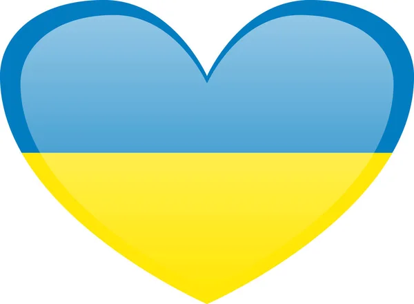 Bandera Ucrania Colores Oficiales Ilustración Vectorial — Archivo Imágenes Vectoriales