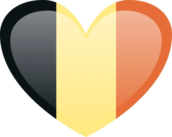 比利时国旗 官方颜色 比利时国旗 — 图库矢量图片
