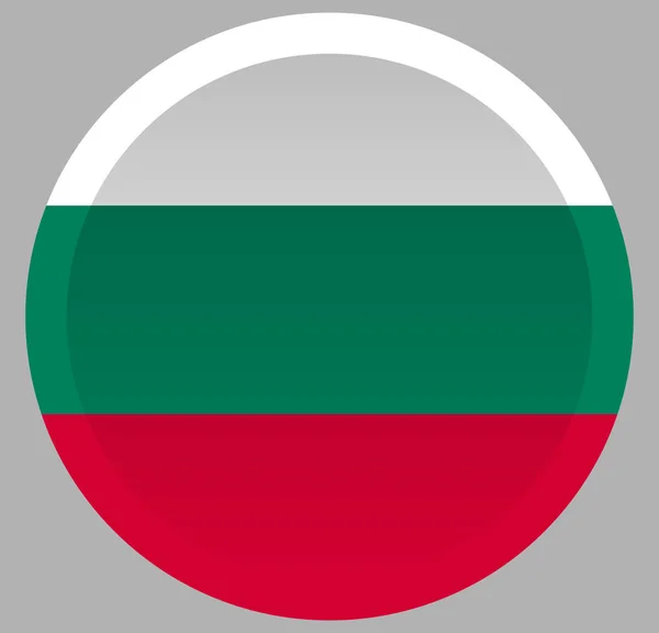 Vlajka Bulharska Oficiální Část Správně — Stockový vektor