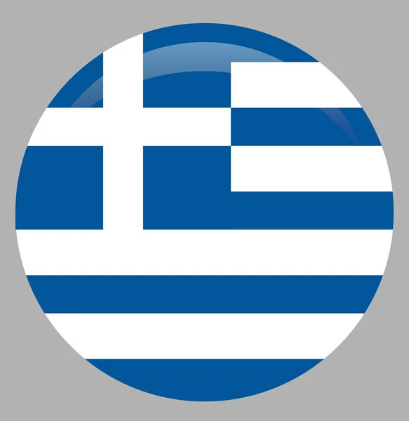 Bandera Grecia Colores Oficiales Proporción Correcta — Archivo Imágenes Vectoriales