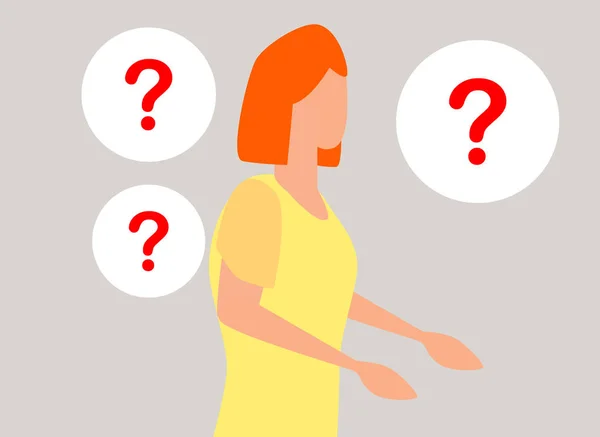 Έννοια Εικονογράφηση Άνθρωποι Συχνά Τις Ερωτήσεις Που Περιμένουν Απαντηθούν Γύρω — Διανυσματικό Αρχείο
