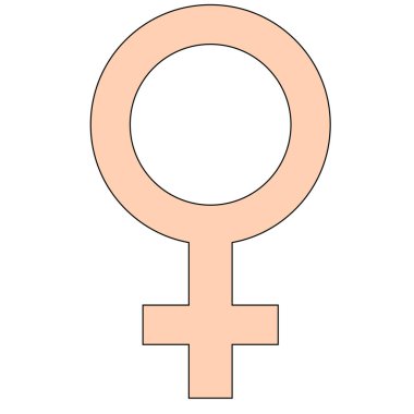 Happy International Women s Day. Concept number eight with the symbol of the mirror of Venus. clipart