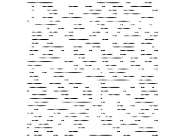 Parçacıklar kümemi içeren satırları. Sinyal akan. Teknoloji