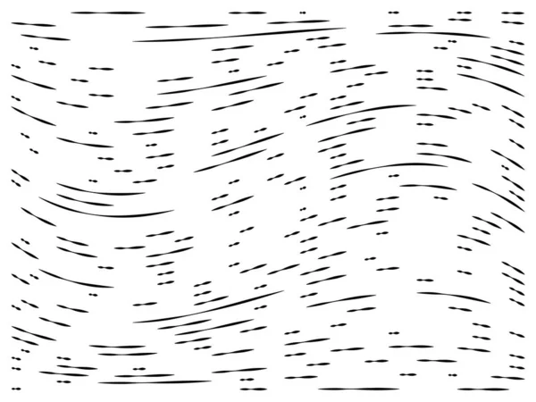 Linee con particelle sopra. Il segnale scorre. Tecnologia — Vettoriale Stock