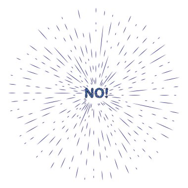 Dokulu düzensiz ışınları bir iz yok. Elle çizilmiş stili