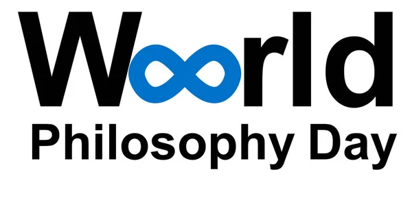 Día Mundial de la Filosofía — Archivo Imágenes Vectoriales