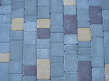 Taş kaldırım dokusu. Granit cobblestoned kaldırım arka plan. Arka plan eski kaldırım taşı kaldırım yakın çekim.