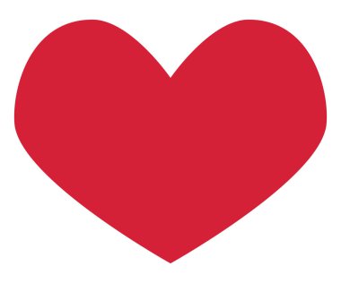 grunge vintage tarzı kırmızı kalp. kalbin yaşlı dokusu. aşıklar gün kavramı. Düz