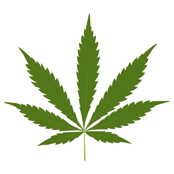 마리화나 대마초 잎 잡초 아이콘, 의학, 약물 — 스톡 벡터
