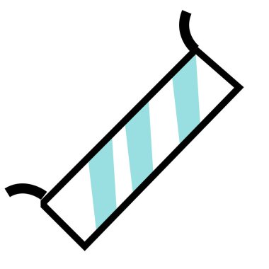 Testere simgesi, beyaz arka plan üzerinde izole. El izole edilmiş, sembol gördü. Alet marangoz, tamirci. illüstrasyon düz tasarım.