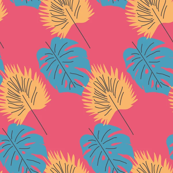 Elegante patrón sin costura con rama de flores. Estilo escandinavo — Vector de stock