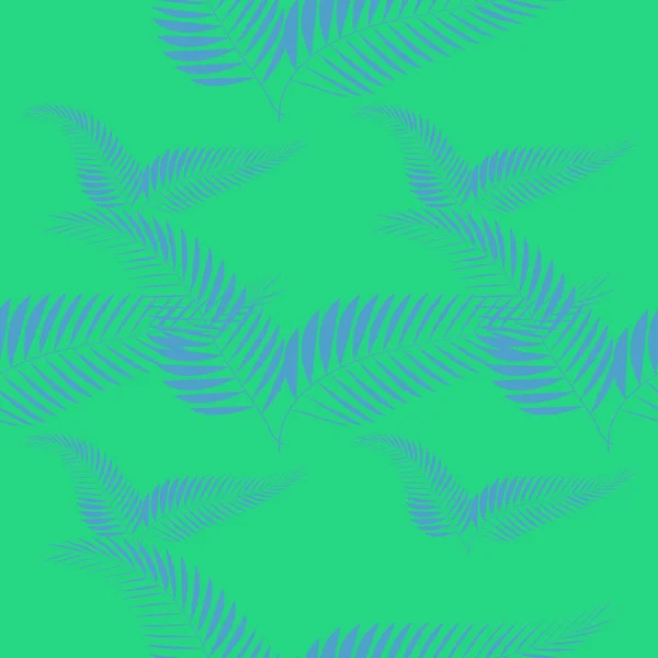Tropische naadloze patroon met Palm bladeren. Ontwerpelement — Stockvector