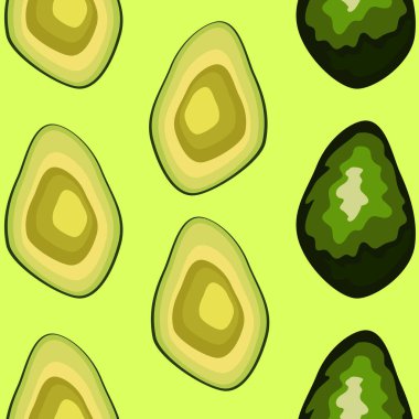 Taze avokado el sorunsuz desen çizmek. Doğal ve sağlıklı beslenme. Organik gıda.
