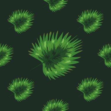 Tropikal yaprakları gerçekçi dikişsiz desen. Tropikal bitkiler ile Hawaii egzotik arka plan.