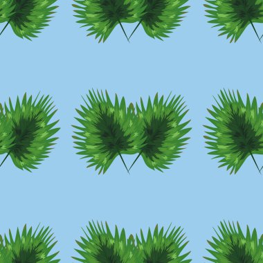 dikişsiz vintage çiçek deseni. Egzotik yapraklar. Botanik klasik illüstrasyon. Yeşil