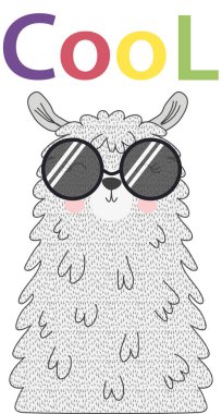 Lama İskandinav tarzı, şık, serin, da sevimli