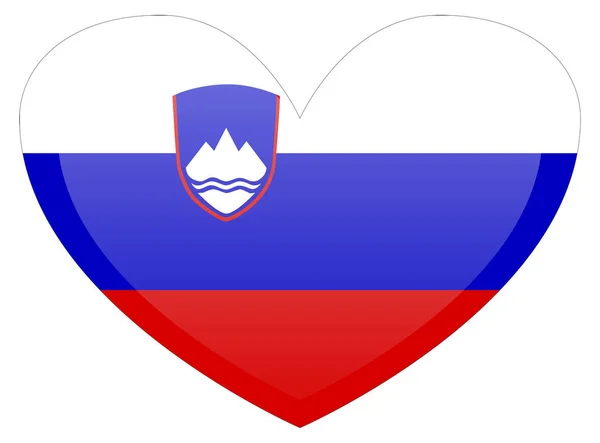 Bandeira da Eslovénia, República da Eslovénia. Modelo de adjudicação desig —  Vetores de Stock