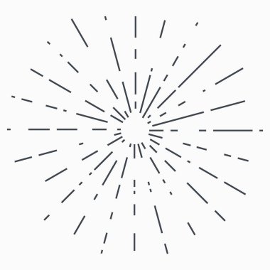 Klasik Günışığı Patlaması El yapımı Havai fişek Tasarımı Kara Işınlar