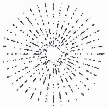 Sunburst Sun Ray, Hipster Black Sunburst Shine Tasarım, Vintage Siyah Radyal Sanat, Retro El Çizilmiş İllüstrasyon