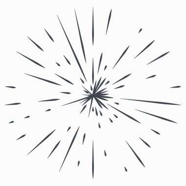 Klasik Günışığı Patlaması El yapımı Havai fişek Tasarımı Kara Işınlar