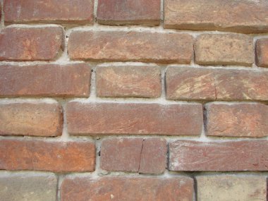 Eski, eski, kirli tuğla duvarın arka planı