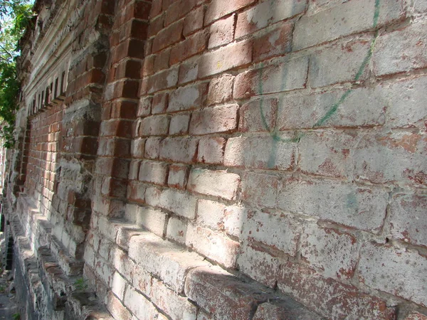 Sfondo del vecchio muro di mattoni sporchi vintage — Foto Stock